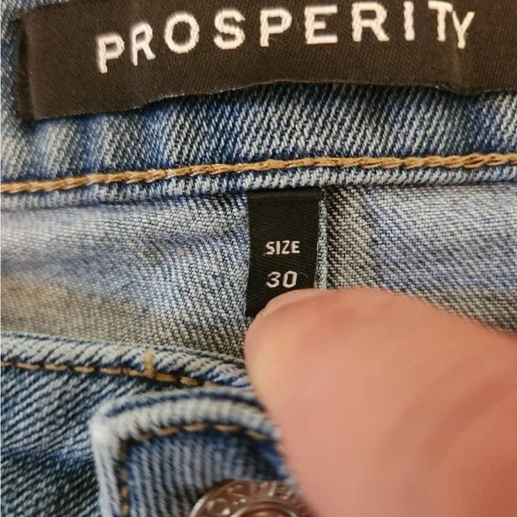 Prosperity Womens Shorts 30 Blue Denim straight jeans - Picture 3 of 4